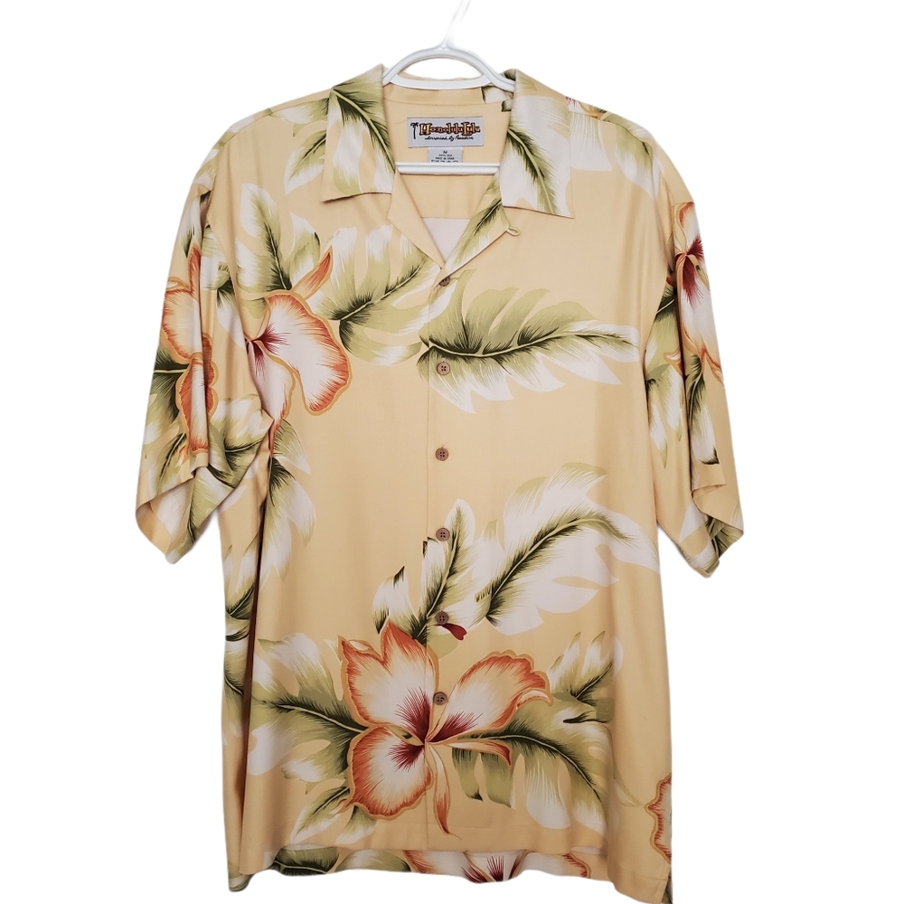 Honolulu Lulu Silk Hawaiian print Shirt